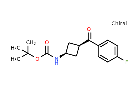 CAS 1630907-38-8 | cis-tert-butyl 3-(4-fluorobenzoyl)cyclobytylcarbamate