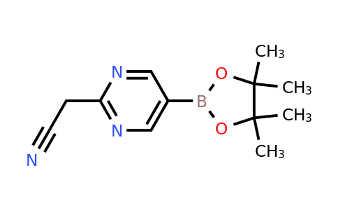 CAS 1631981-66-2 | 2-[5-(tetramethyl-1,3,2-dioxaborolan-2-yl)pyrimidin-2-yl]acetonitrile