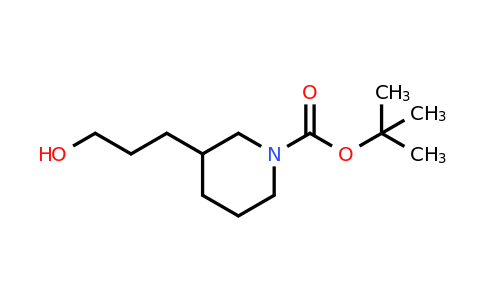CAS 163210-22-8 | tert-Butyl 3-(3-hydroxypropyl)piperidine-1-carboxylate