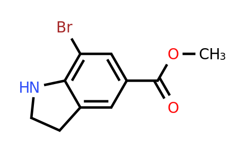 CAS 1632129-36-2 | methyl 7-bromoindoline-5-carboxylate