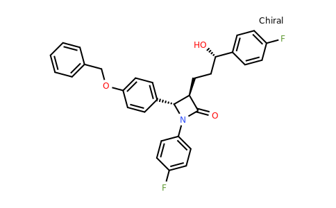 CAS 163222-32-0 | (3R,4S)-4-(4-(Benzyloxy)phenyl)-1-(4-fluorophenyl)-3-((S)-3-(4-fluorophenyl)-3-hydroxypropyl)azetidin-2-one