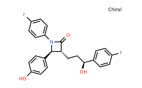CAS 163222-33-1 | (3R,4S)-1-(4-fluorophenyl)-3-[(3S)-3-(4-fluorophenyl)-3-hydroxypropyl]-4-(4-hydroxyphenyl)azetidin-2-one