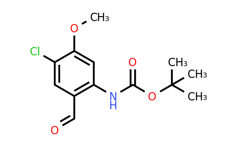 CAS 1632286-03-3 | tert-Butyl (4-chloro-2-formyl-5-methoxyphenyl)carbamate