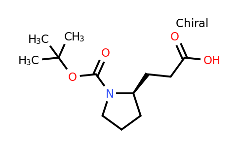 CAS 1632388-54-5 | 3-[(2R)-1-[(tert-butoxy)carbonyl]pyrrolidin-2-yl]propanoic acid
