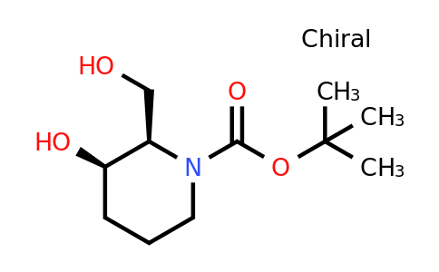 CAS 1632471-02-3 | tert-butyl (2R,3R)-3-hydroxy-2-(hydroxymethyl)piperidine-1-carboxylate