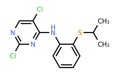 CAS 1632485-14-3 | 2,5-Dichloro-N-(2-(isopropylthio)phenyl)pyrimidin-4-amine