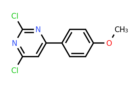 CAS 163263-91-0 | 2,4-Dichloro-6-(4-methoxyphenyl)pyrimidine