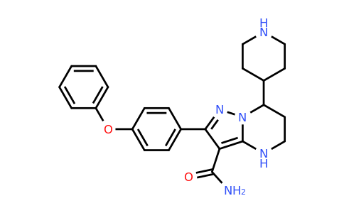 CAS 1633350-04-5 | 2-(4-phenoxyphenyl)-7-(4-piperidyl)-4,5,6,7-tetrahydropyrazolo[1,5-a]pyrimidine-3-carboxamide
