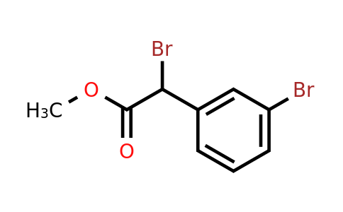 CAS 163339-67-1 | methyl 2-bromo-2-(3-bromophenyl)acetate