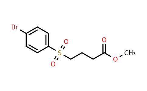 CAS 163496-41-1 | Methyl 4-(4-bromobenzenesulfonyl)butanoate