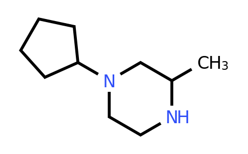CAS 163526-35-0 | 1-Cyclopentyl-3-methyl-piperazine