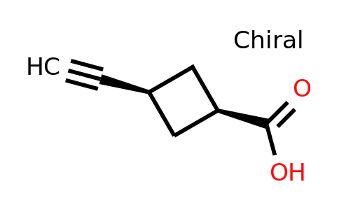 CAS 163634-22-8 | cis-3-ethynylcyclobutanecarboxylic acid