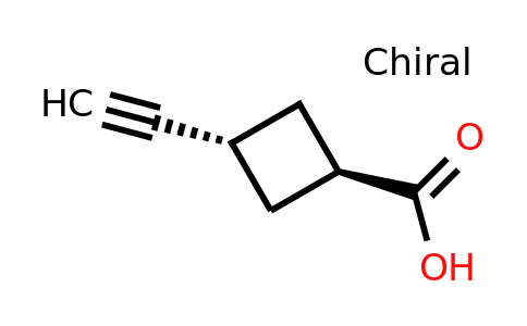CAS 163634-23-9 | trans-3-ethynylcyclobutanecarboxylic acid