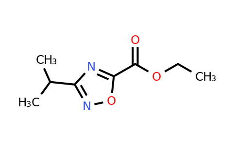 CAS 163719-70-8 | Ethyl 3-isopropyl-1,2,4-oxadiazole-5-carboxylate