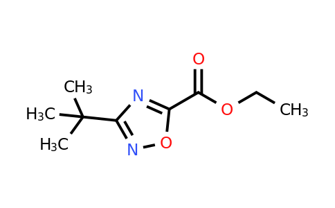 CAS 163719-73-1 | Ethyl 3-tert-butyl-1,2,4-oxadiazole-5-carboxylate
