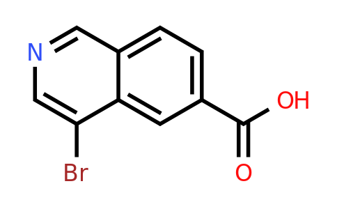 CAS 1637280-23-9 | 4-bromoisoquinoline-6-carboxylic acid