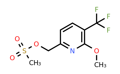 CAS 1637310-84-9 | [6-methoxy-5-(trifluoromethyl)pyridin-2-yl]methyl methanesulfonate