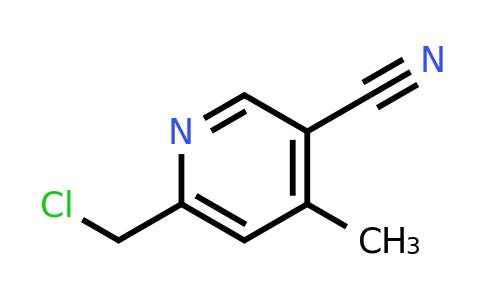 CAS 1637310-91-8 | 6-(chloromethyl)-4-methylpyridine-3-carbonitrile