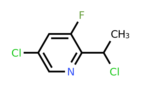 CAS 1637310-94-1 | 5-chloro-2-(1-chloroethyl)-3-fluoropyridine