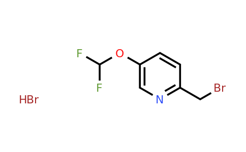 CAS 1637310-95-2 | 2-(bromomethyl)-5-(difluoromethoxy)pyridine;hydrobromide