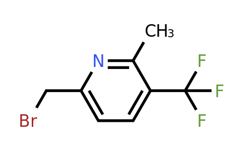 CAS 1637358-81-6 | 6-(bromomethyl)-2-methyl-3-(trifluoromethyl)pyridine