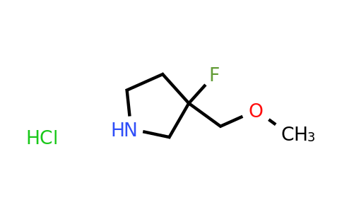 CAS 1637399-32-6 | 3-fluoro-3-(methoxymethyl)pyrrolidine hydrochloride