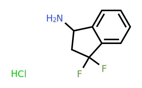 CAS 1637453-90-7 | 3,3-Difluoro-2,3-dihydro-1H-inden-1-amine hydrochloride