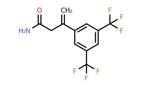 CAS 1637781-32-8 | 3-(3,5-Bis(trifluoromethyl)phenyl)but-3-enamide