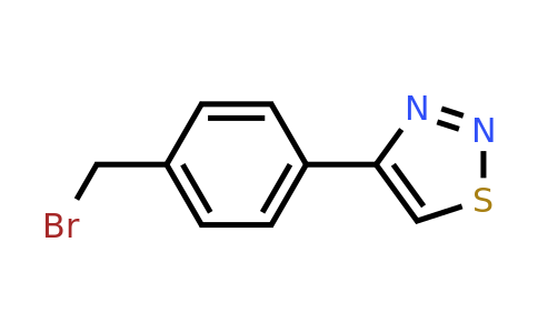 CAS 163798-92-3 | 4-(4-(Bromomethyl)phenyl)-1,2,3-thiadiazole