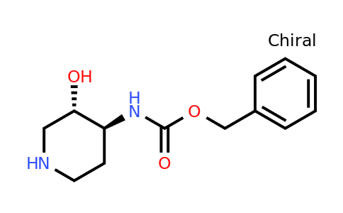 CAS 1638743-89-1 | benzyl N-[(3S,4S)-3-hydroxypiperidin-4-yl]carbamate