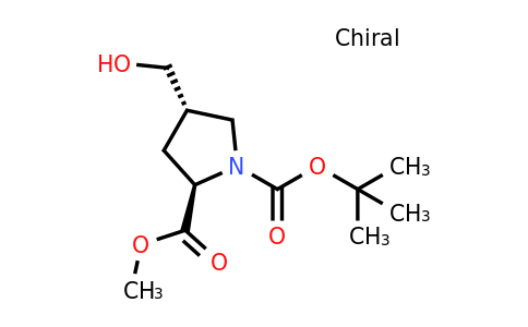 CAS 1638743-95-9 | 1-tert-butyl 2-methyl (2R,4S)-4-(hydroxymethyl)pyrrolidine-1,2-dicarboxylate