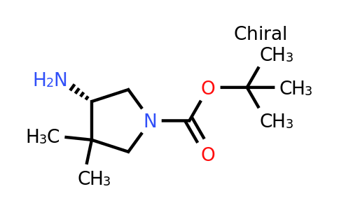 CAS 1638744-08-7 | tert-butyl (4S)-4-amino-3,3-dimethylpyrrolidine-1-carboxylate