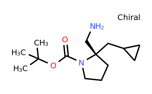 CAS 1638744-14-5 | tert-butyl (2S)-2-(aminomethyl)-2-(cyclopropylmethyl)pyrrolidine-1-carboxylate