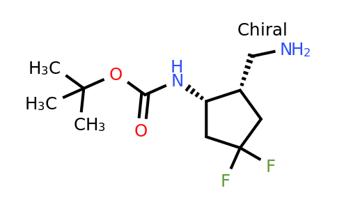 CAS 1638744-34-9 | tert-butyl N-[(1S,2S)-2-(aminomethyl)-4,4-difluorocyclopentyl]carbamate