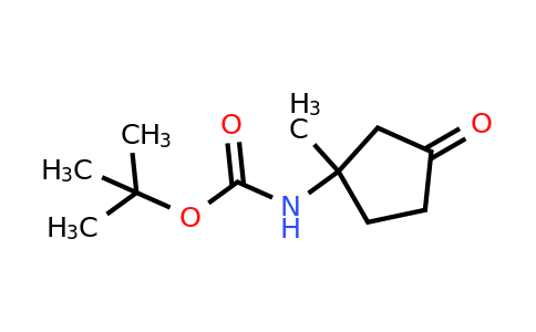 CAS 1638744-43-0 | tert-butyl N-(1-methyl-3-oxocyclopentyl)carbamate