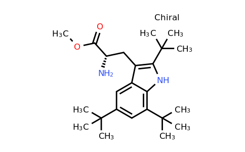 CAS 1638744-52-1 | methyl (2S)-2-amino-3-(2,5,7-tri-tert-butyl-1H-indol-3-yl)propanoate