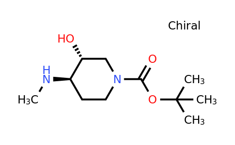CAS 1638744-55-4 | tert-butyl (3R,4R)-3-hydroxy-4-(methylamino)piperidine-1-carboxylate
