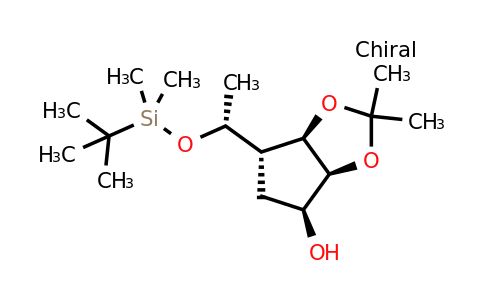 CAS 1638744-62-3 | (3aS,4S,6S,6aR)-6-[(1R)-1-[tert-butyl(dimethyl)silyl]oxyethyl]-2,2-dimethyl-4,5,6,6a-tetrahydro-3aH-cyclopenta[d][1,3]dioxol-4-ol