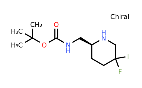 CAS 1638744-63-4 | tert-butyl N-{[(2S)-5,5-difluoropiperidin-2-yl]methyl}carbamate