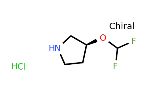 CAS 1638744-72-5 | (3S)-3-(difluoromethoxy)pyrrolidine hydrochloride