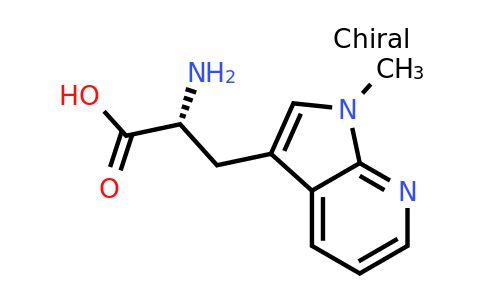 CAS 1638744-79-2 | (2R)-2-amino-3-{1-methyl-1H-pyrrolo[2,3-b]pyridin-3-yl}propanoic acid