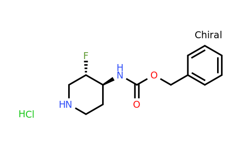 CAS 1638744-94-1 | benzyl N-[(3S,4S)-3-fluoropiperidin-4-yl]carbamate hydrochloride