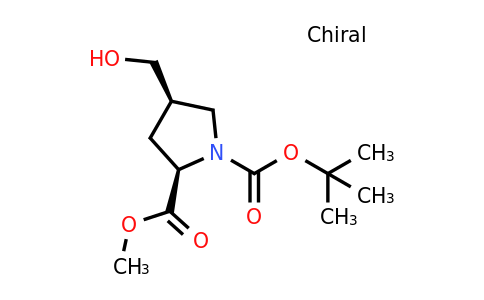 CAS 1638744-99-6 | 1-tert-butyl 2-methyl (2R,4R)-4-(hydroxymethyl)pyrrolidine-1,2-dicarboxylate
