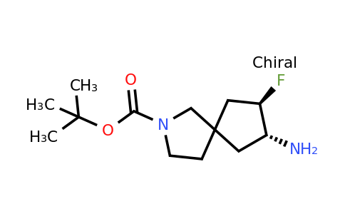 CAS 1638757-74-0 | trans-8-amino-7-fluoro-2-aza-spiro[4.4]nonane-2-carboxylic acid tert-butyl ester