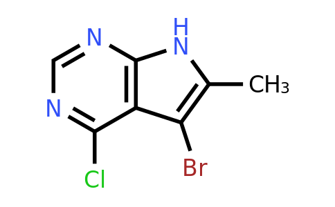 CAS 1638759-56-4 | 5-bromo-4-chloro-6-methyl-7H-pyrrolo[2,3-d]pyrimidine