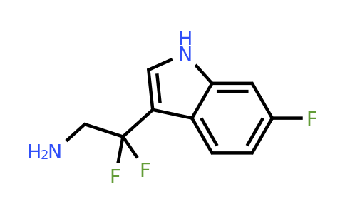 CAS 1638759-57-5 | 2,2-difluoro-2-(6-fluoro-1H-indol-3-yl)ethan-1-amine