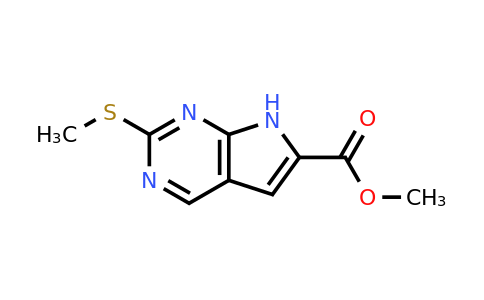 CAS 1638759-82-6 | methyl 2-(methylsulfanyl)-7H-pyrrolo[2,3-d]pyrimidine-6-carboxylate