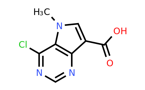 CAS 1638759-85-9 | 4-chloro-5-methyl-5H-pyrrolo[3,2-d]pyrimidine-7-carboxylic acid