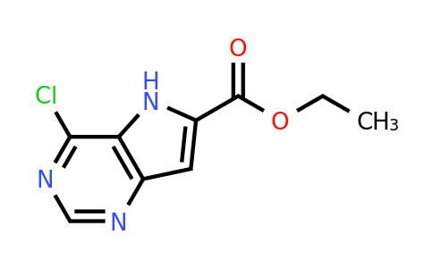 CAS 1638760-02-7 | ethyl 4-chloro-5H-pyrrolo[3,2-d]pyrimidine-6-carboxylate