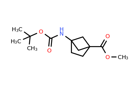 CAS 1638760-04-9 | methyl 4-{[(tert-butoxy)carbonyl]amino}bicyclo[2.1.1]hexane-1-carboxylate